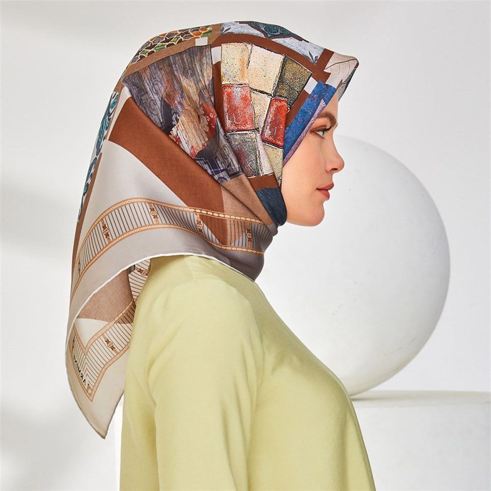 Armine Silk Scarf 2020 Spring-Summer - 8312D 32 - Twill