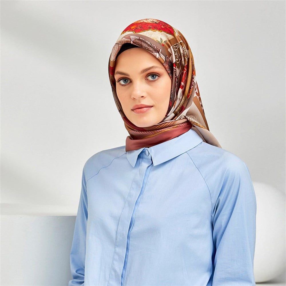 Armine Silk Scarf 2020 Spring-Summer - 8312D 05 - Satin