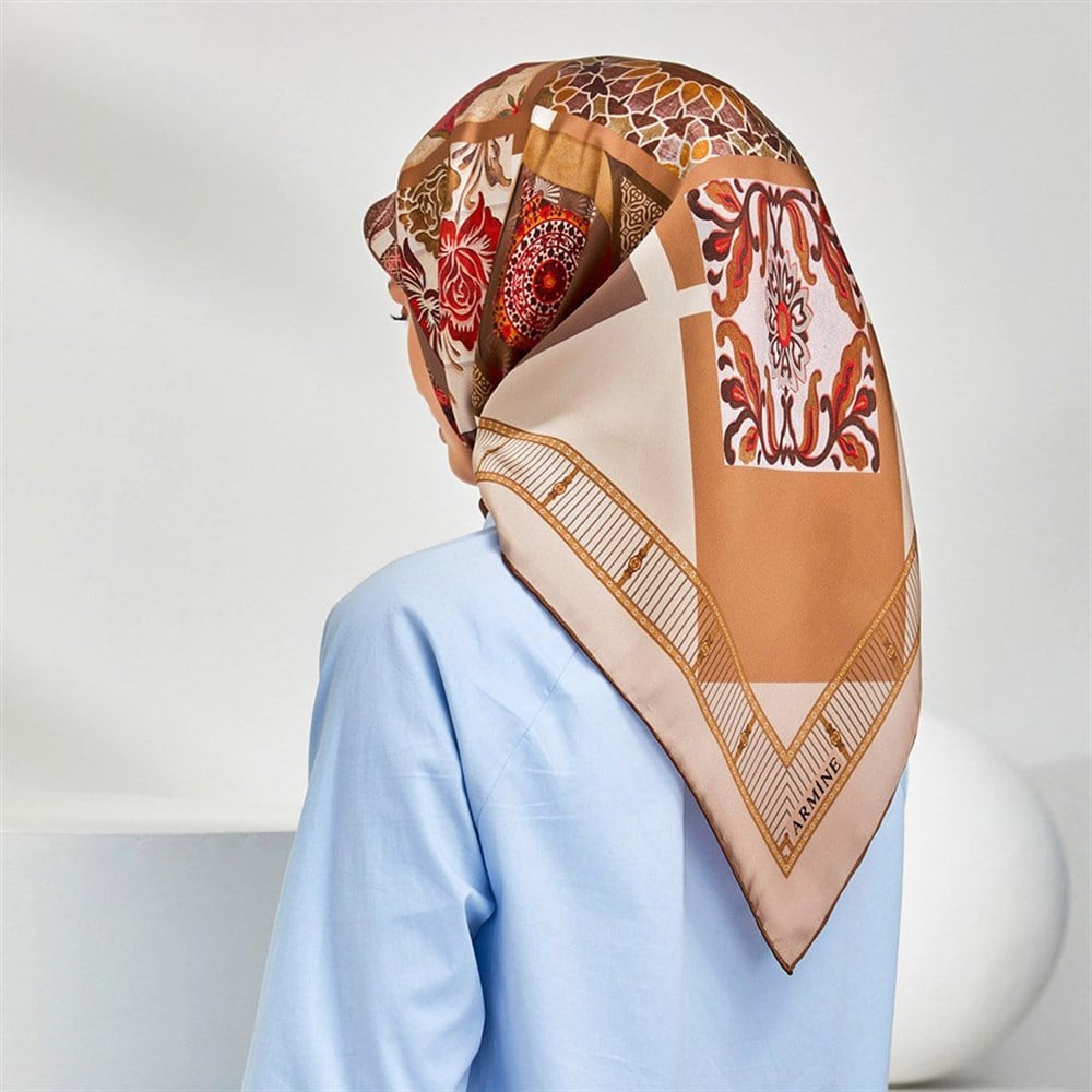 Armine Silk Scarf 2020 Spring-Summer - 8312D 05 - Satin