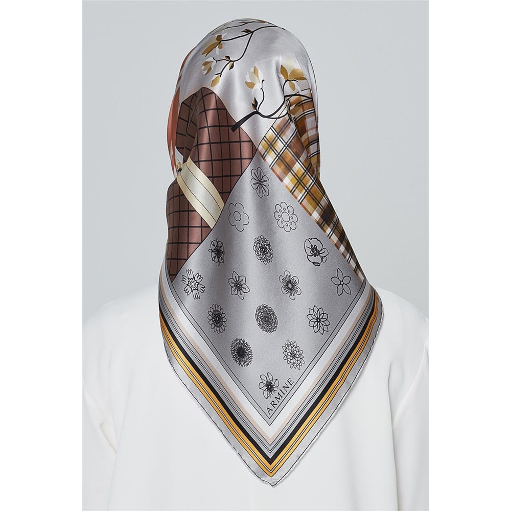 Armine Silk Scarf 2020 Spring-Summer - 8303D 37 - Twill