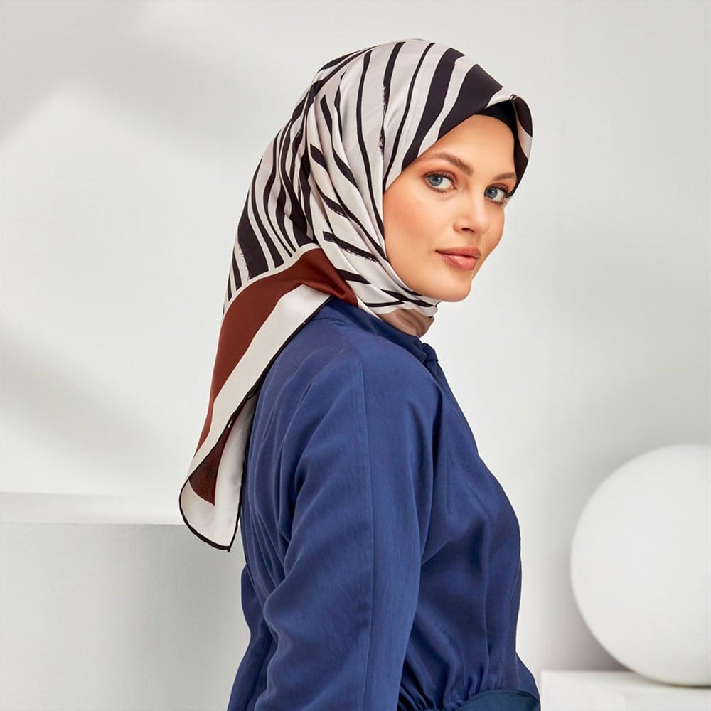 Armine Silk Scarf 2020 Spring-Summer - 8306D 82 - Twill