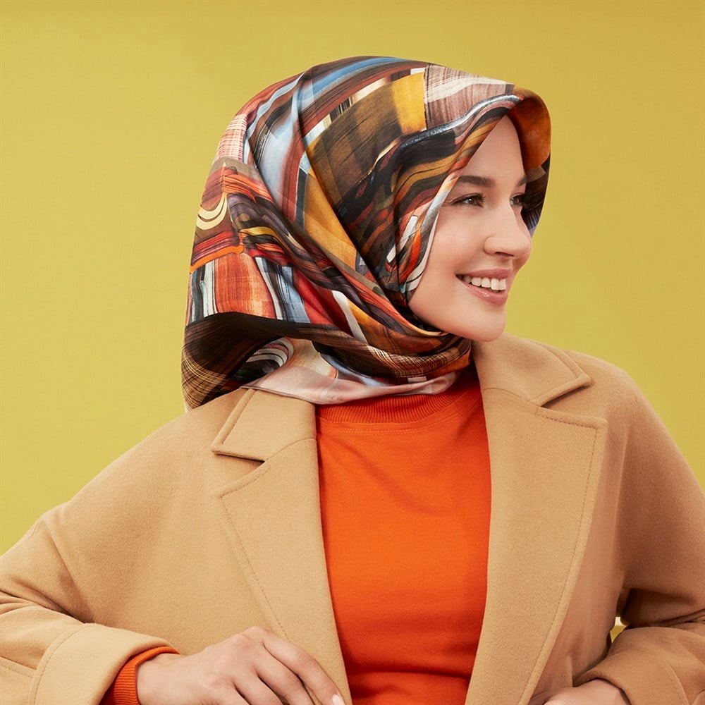 Armine İpek Eşarp 2020/2021 Sonbahar Kış - 8403D 35 - Sura