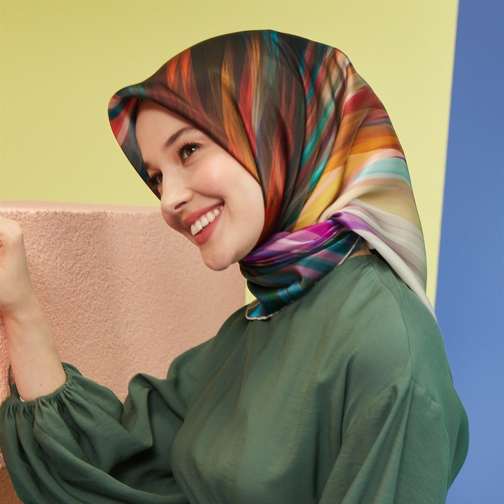 Armine İpek Eşarp 2021 İlkbahar-Yaz - 8508D 31 - Sura