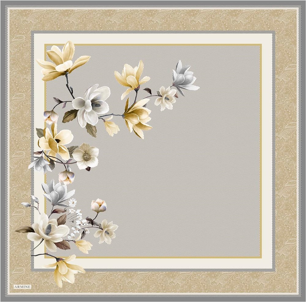 Armine İpek Eşarp 2021 İlkbahar-Yaz - 8532D 83 - Sura