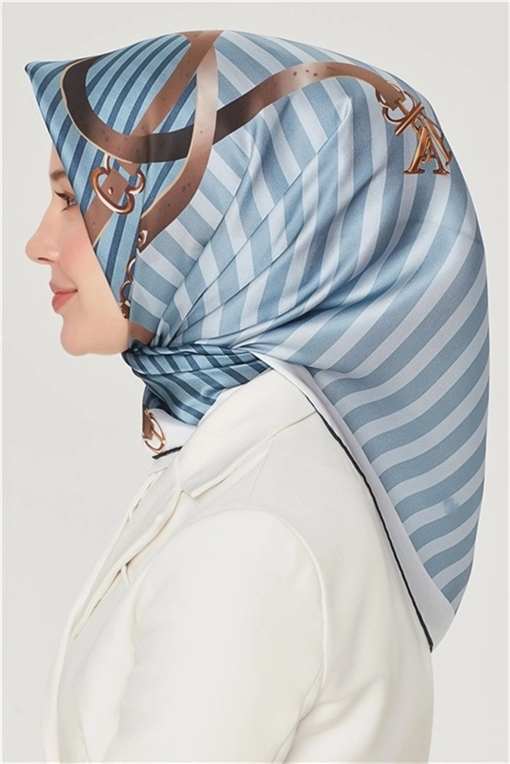 Armine İpek Eşarp 2021 İlkbahar-Yaz - 8529D 31 - Tivil
