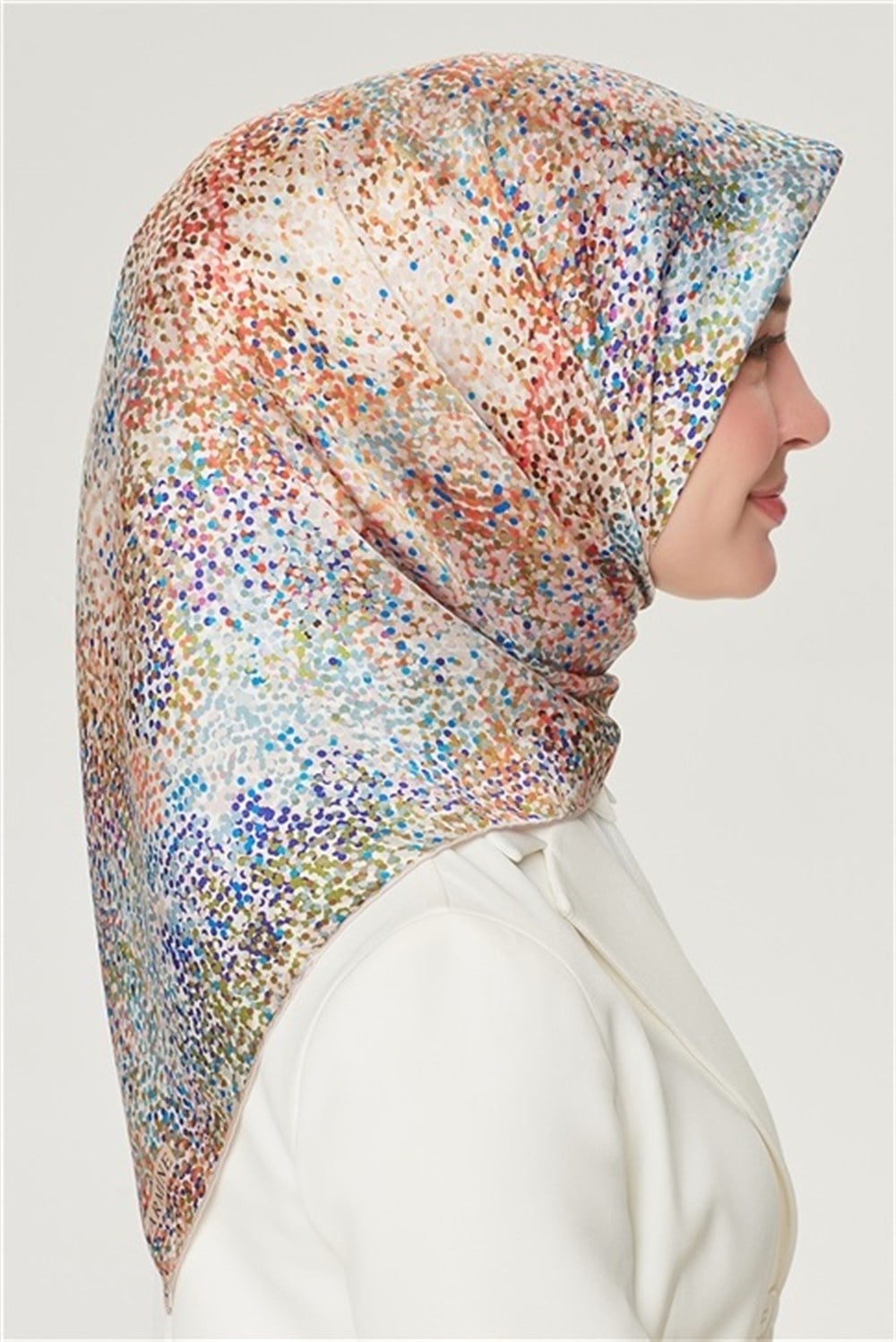 Armine İpek Eşarp 2021 İlkbahar-Yaz - 8525D 31 - Tivil