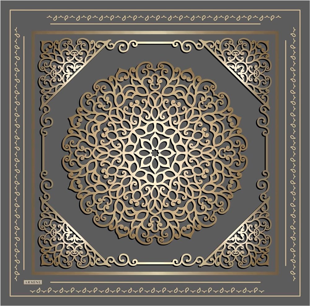 Armine İpek Eşarp 2021/2022 Sonbahar Kış - 8650D-01 - Tivil