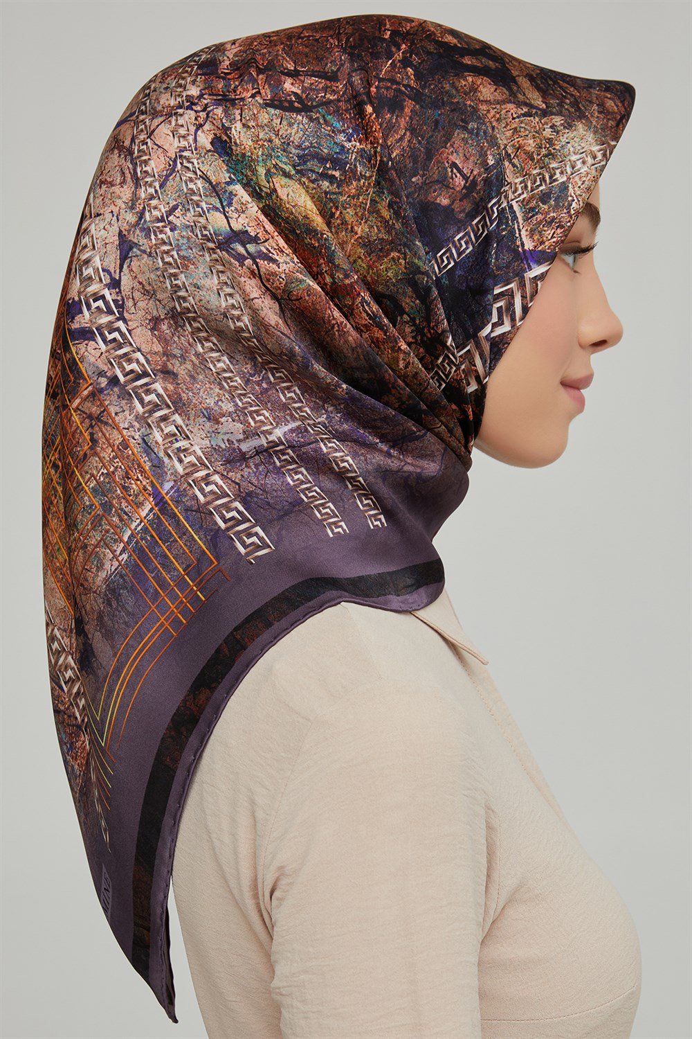 Armine İpek Eşarp 2021/2022 Sonbahar Kış - 8615D-11 - Sura
