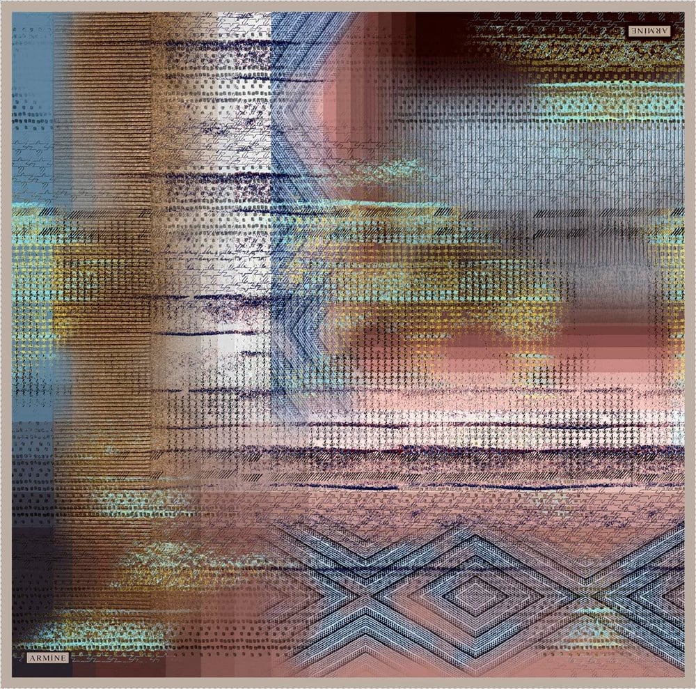 Armine İpek Eşarp 2021/2022 Sonbahar Kış - 8602D-39 - Sura