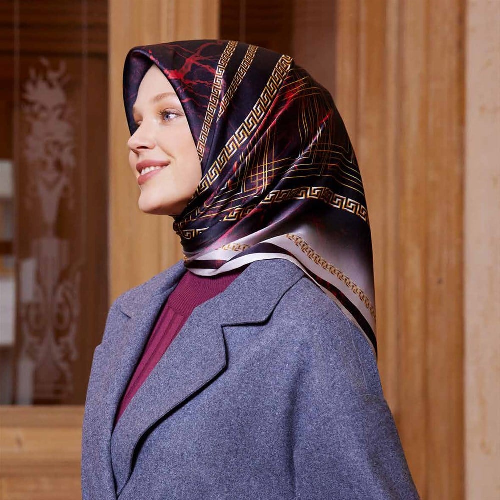 Armine İpek Eşarp 2021/2022 Sonbahar Kış - 8615D-05 - Tivil