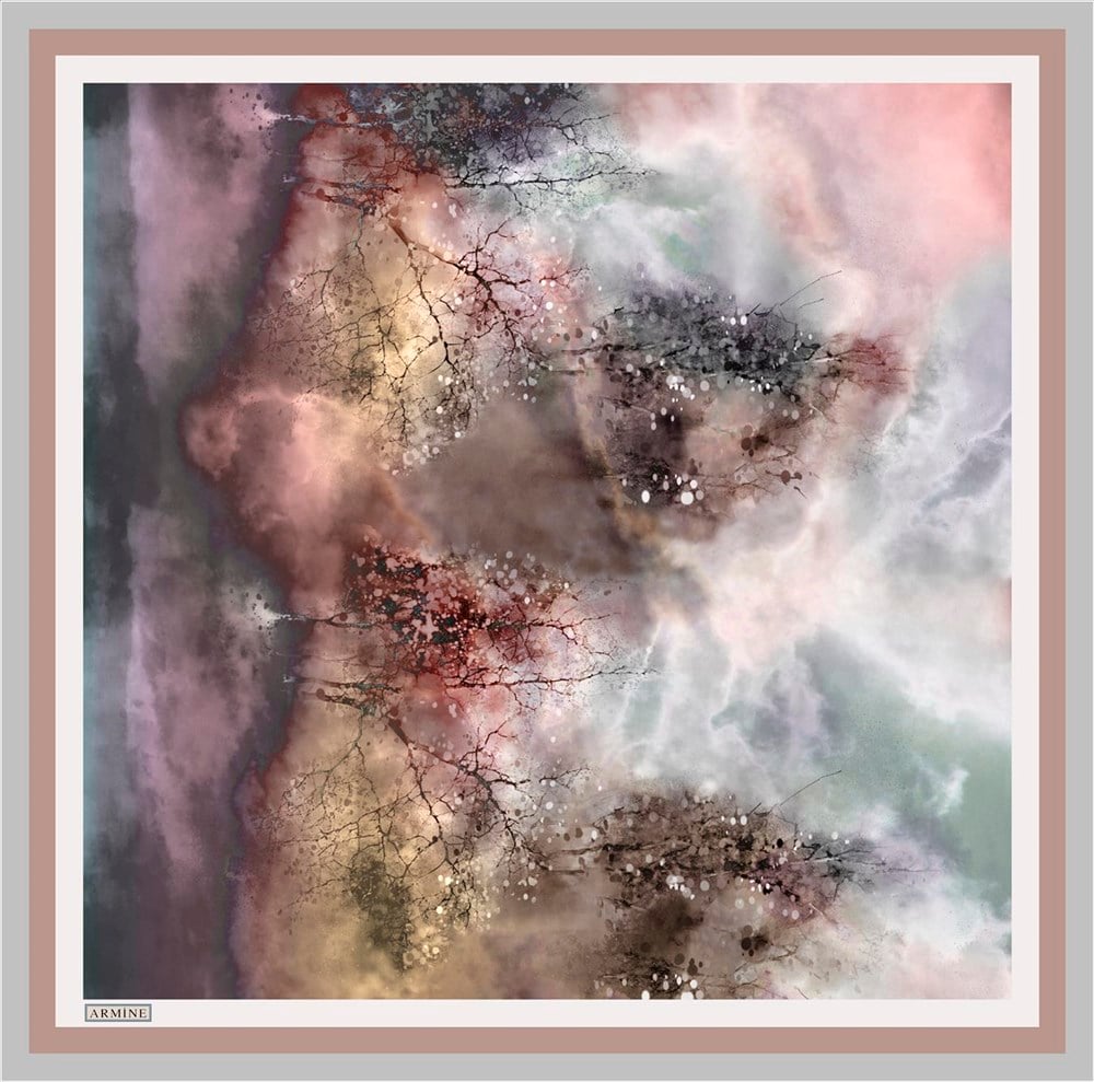 Armine İpek Eşarp 2021/2022 Sonbahar Kış - 8643D-36 - Sura