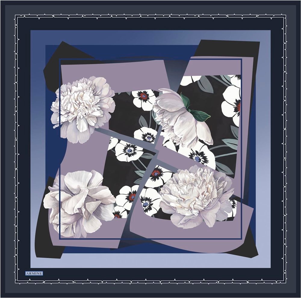 Armine İpek Eşarp 2021/2022 Sonbahar Kış - 8644D-09 - Sura