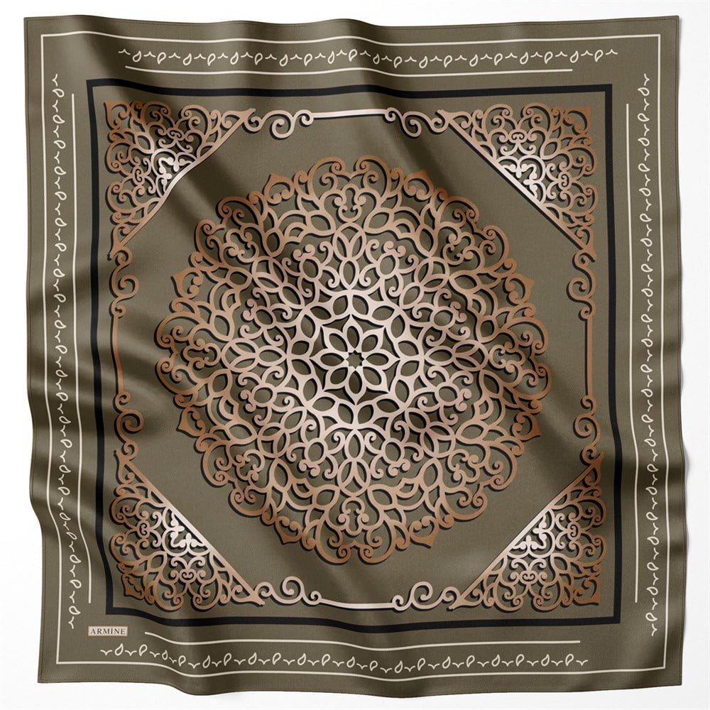 Armine İpek Eşarp 2021/2022 Sonbahar Kış - 8650D-36 - Sura