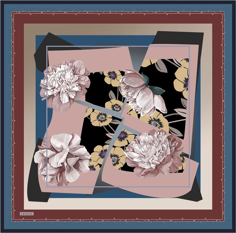 Armine İpek Eşarp 2021/2022 Sonbahar Kış - 8644D-31 - Sura