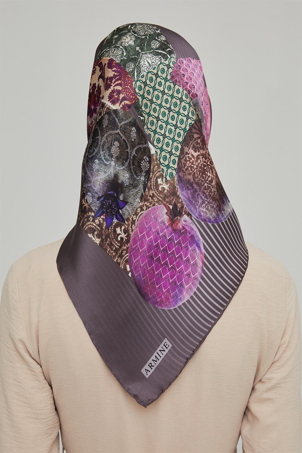 Armine İpek Eşarp 2021/2022 Sonbahar Kış - 8605D-34 - Sura