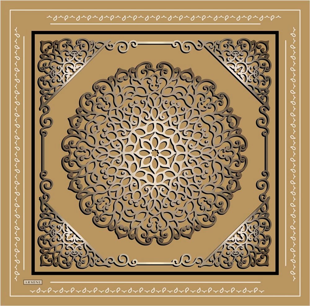 Armine İpek Eşarp 2021/2022 Sonbahar Kış - 8650D-41 - Sura