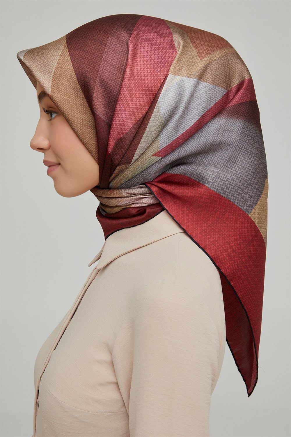 Armine Silk Scarf 2021/2022 Fall-Winter - 8623D-34 - Satin