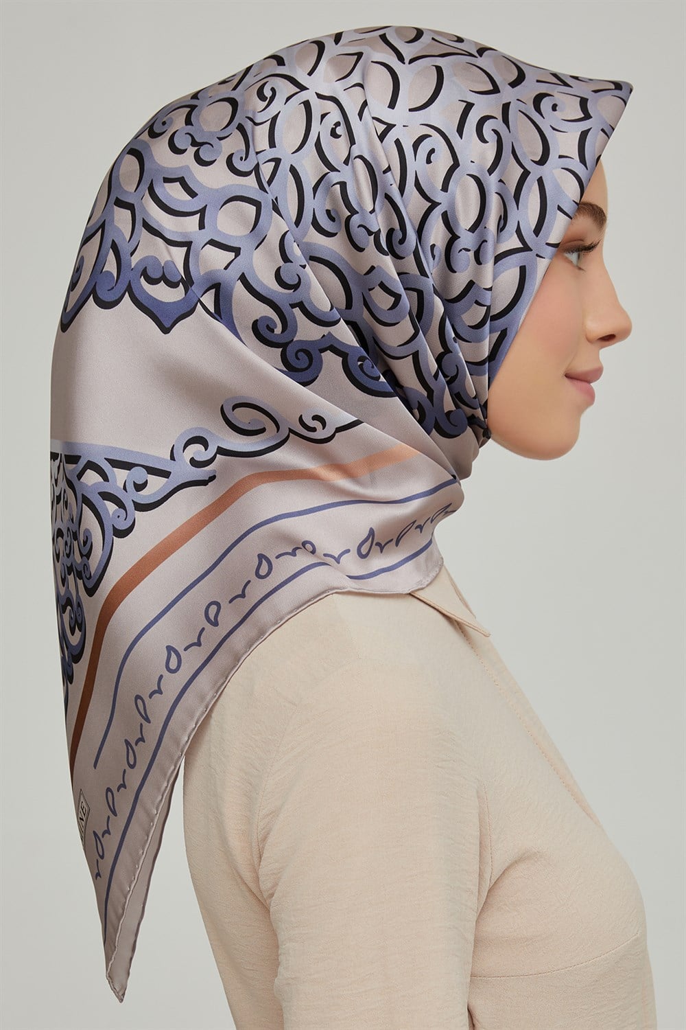 Armine İpek Eşarp 2021/2022 Sonbahar Kış - 8650D-40 - Tivil