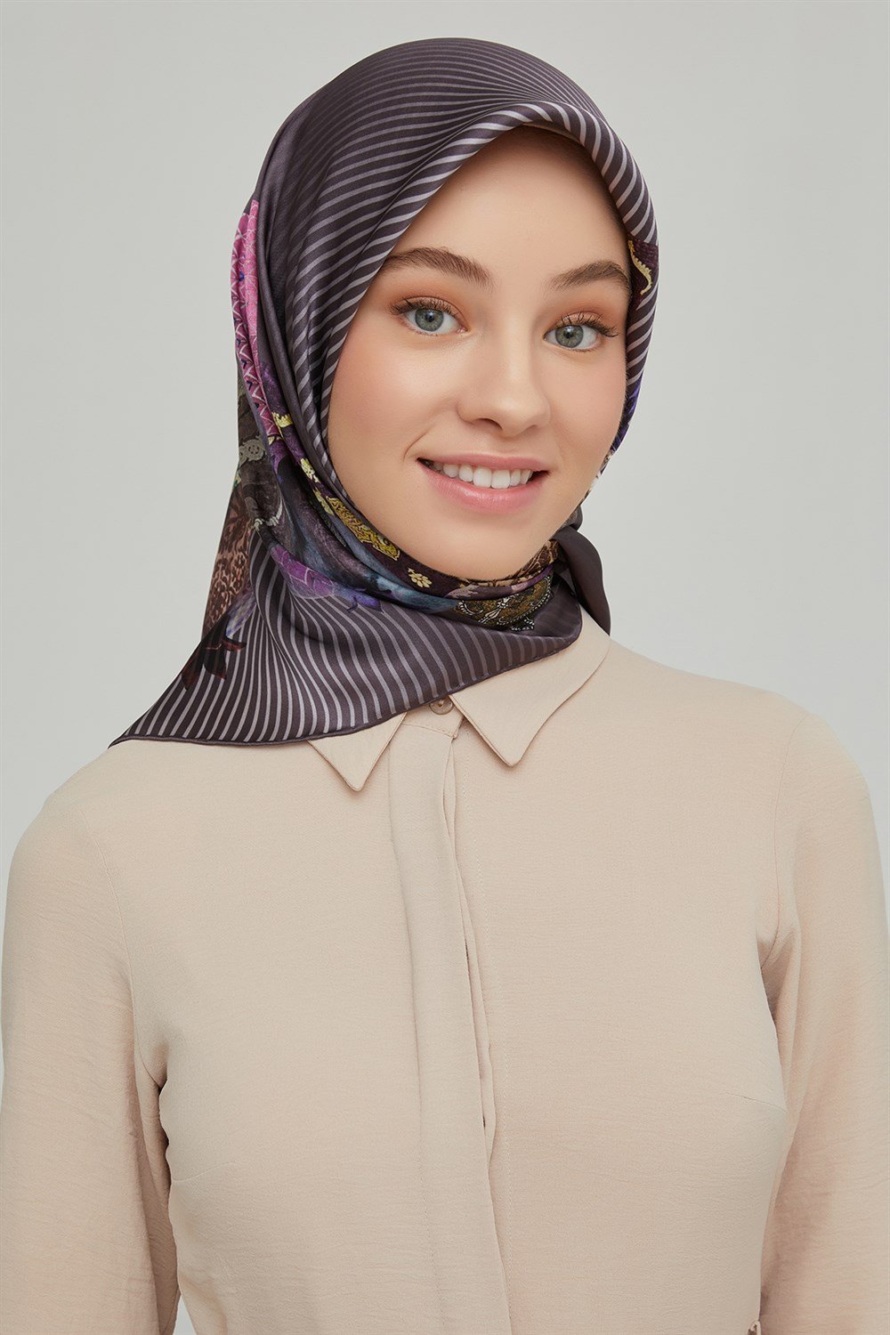 Armine İpek Eşarp 2021/2022 Sonbahar Kış - 8605D-34 - Sura