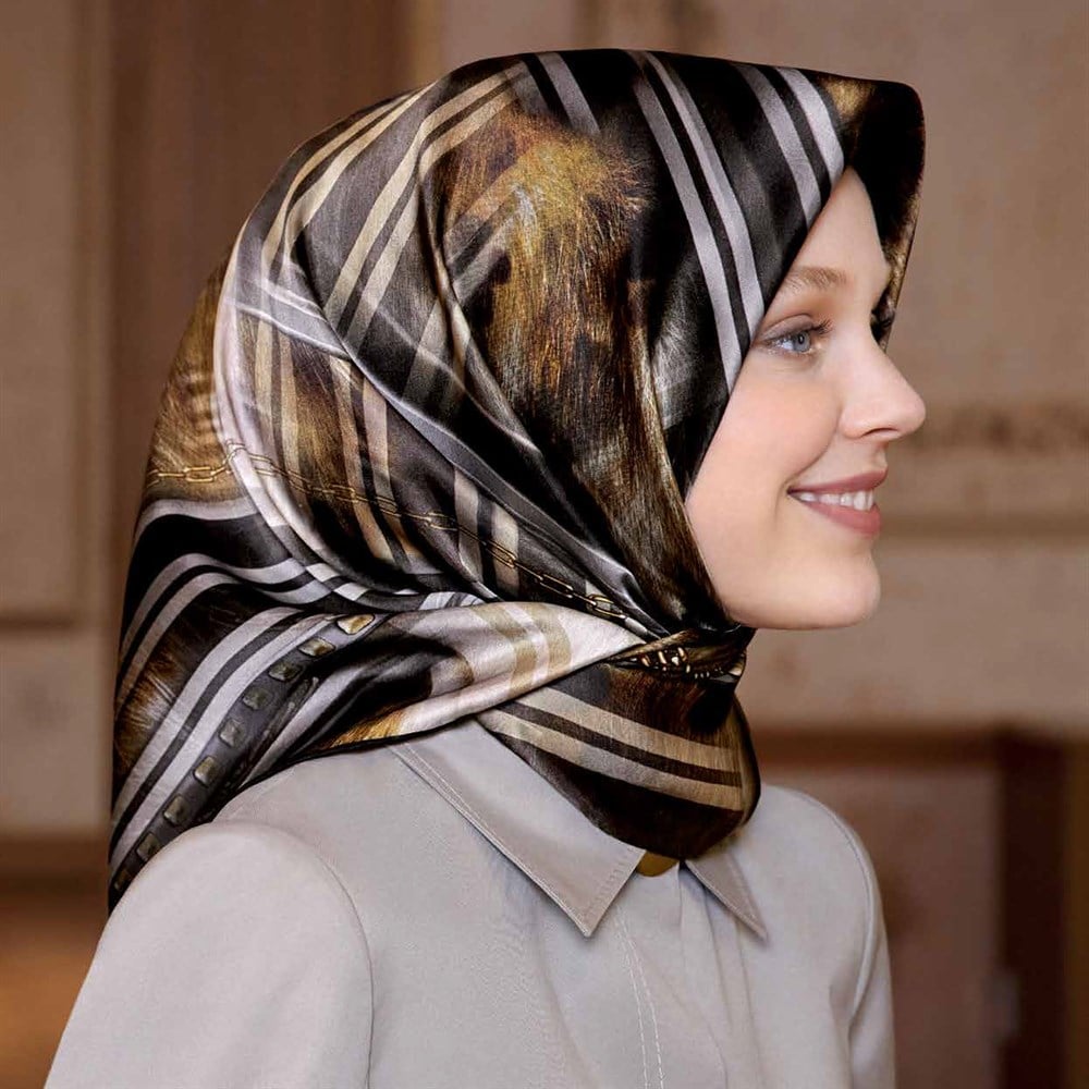 Armine İpek Eşarp 2021/2022 Sonbahar Kış - 8621D-33 - Tivil