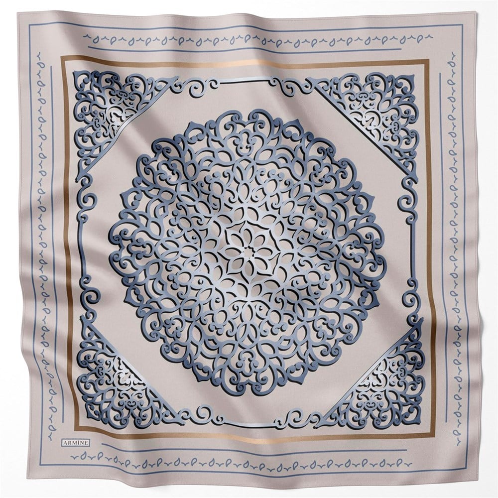 Armine İpek Eşarp 2021/2022 Sonbahar Kış - 8650D-40 - Tivil