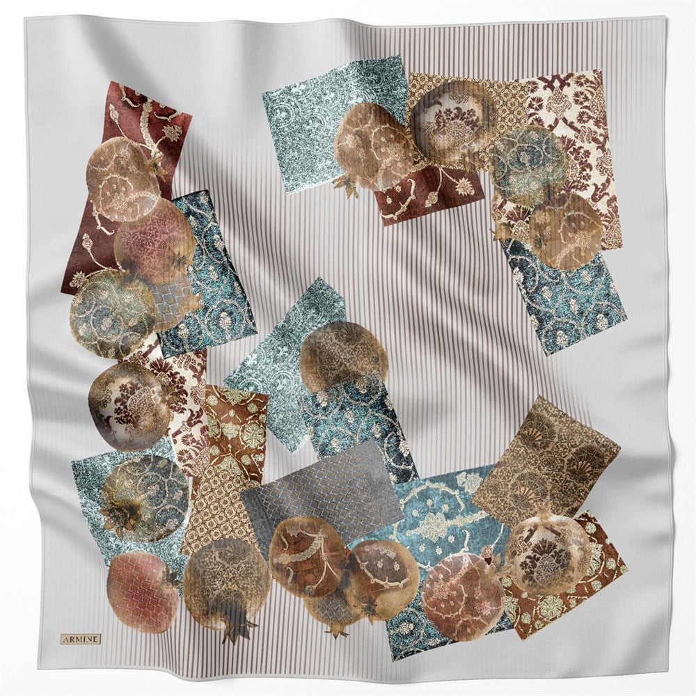 Armine İpek Eşarp 2021/2022 Sonbahar Kış - 8605D-32 - Sura