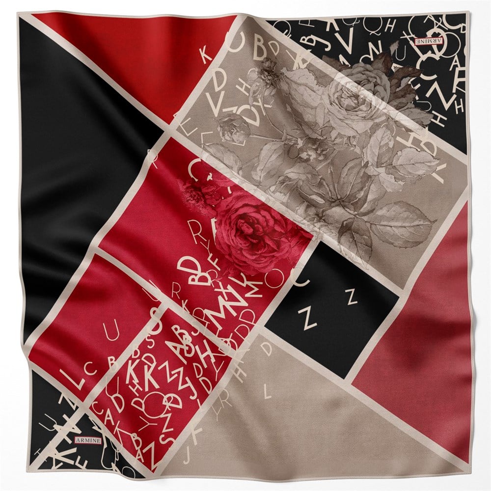 Armine İpek Eşarp 2021/2022 Sonbahar Kış - 8637D-03 - Sura