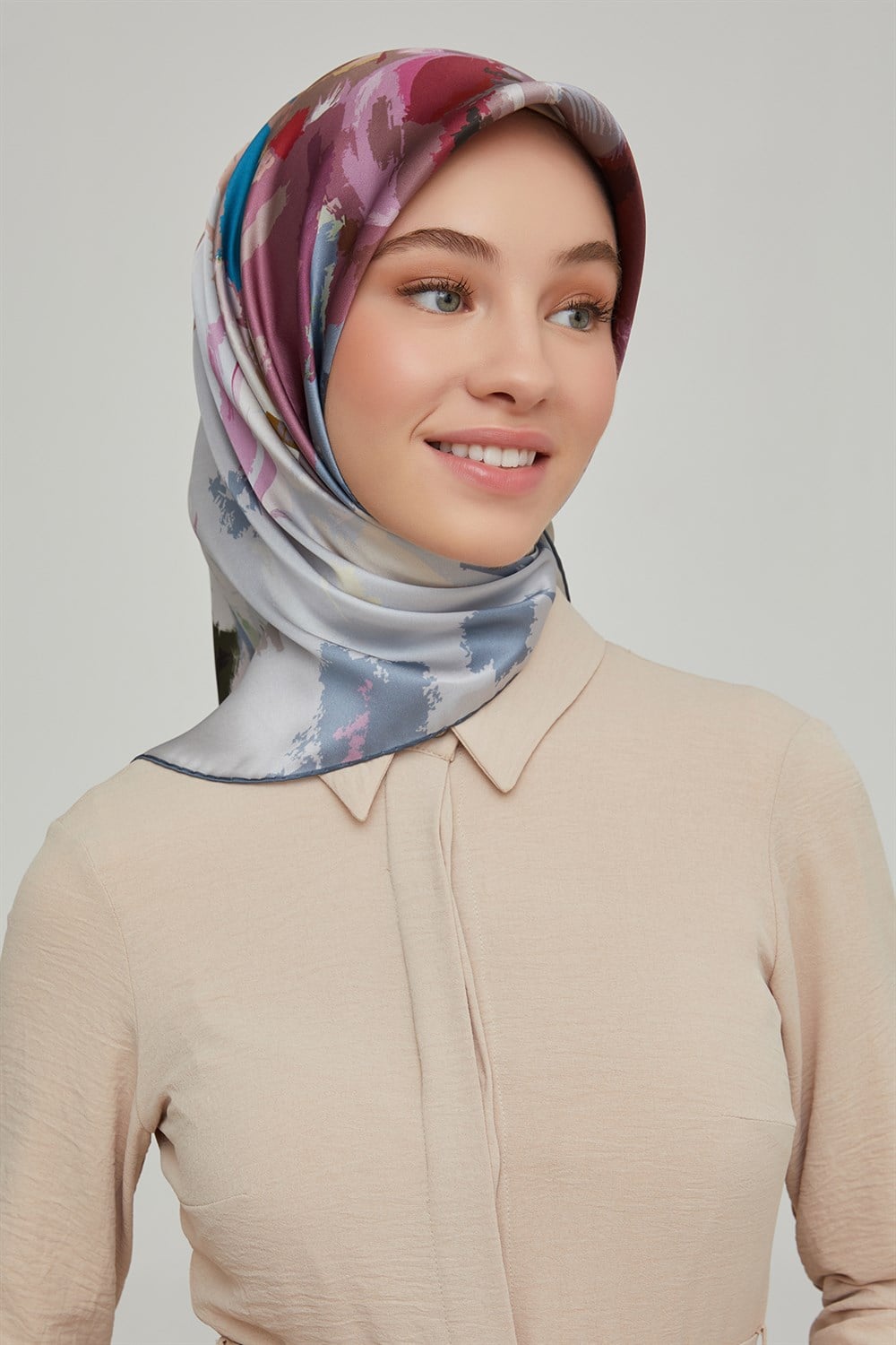 Armine İpek Eşarp 2021/2022 Sonbahar Kış - 8651D-01 - Tivil