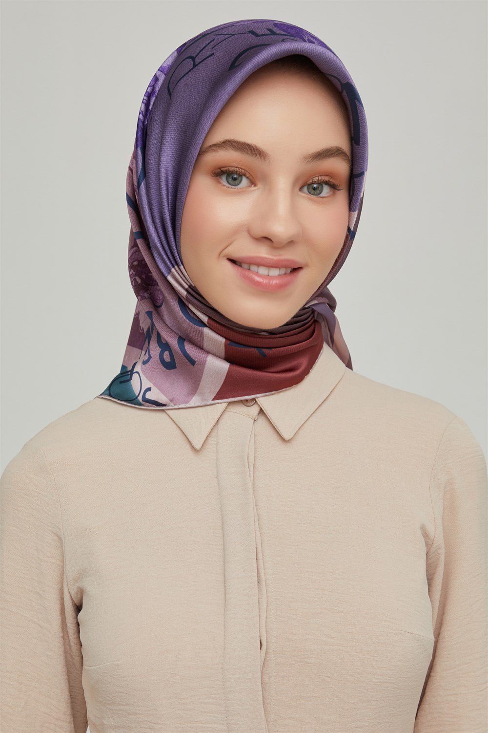 Armine İpek Eşarp 2021/2022 Sonbahar Kış - 8637D-39 - Sura