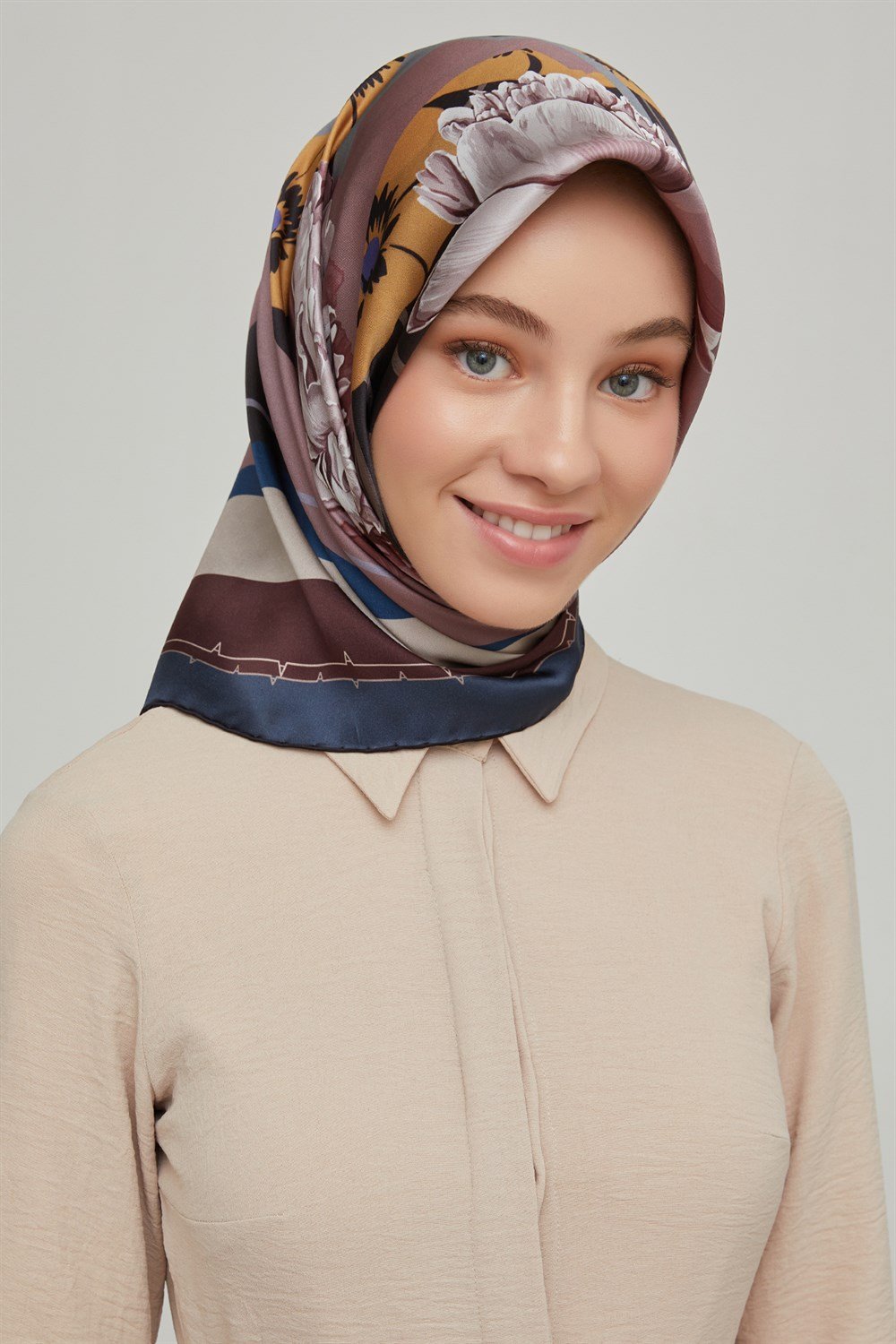 Armine İpek Eşarp 2021/2022 Sonbahar Kış - 8644D-31 - Sura