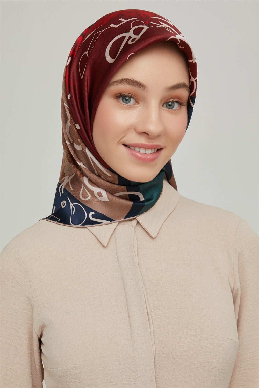 Armine Silk Scarf 2021/2022 Fall-Winter - 8637D-08 - Satin