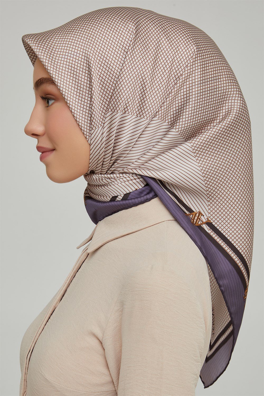 Armine İpek Eşarp 2021/2022 Sonbahar Kış - 8616D-02 - Sura