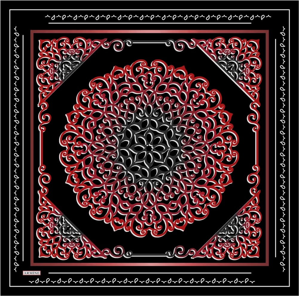 Armine İpek Eşarp 2021/2022 Sonbahar Kış - 8650D-33 - Sura