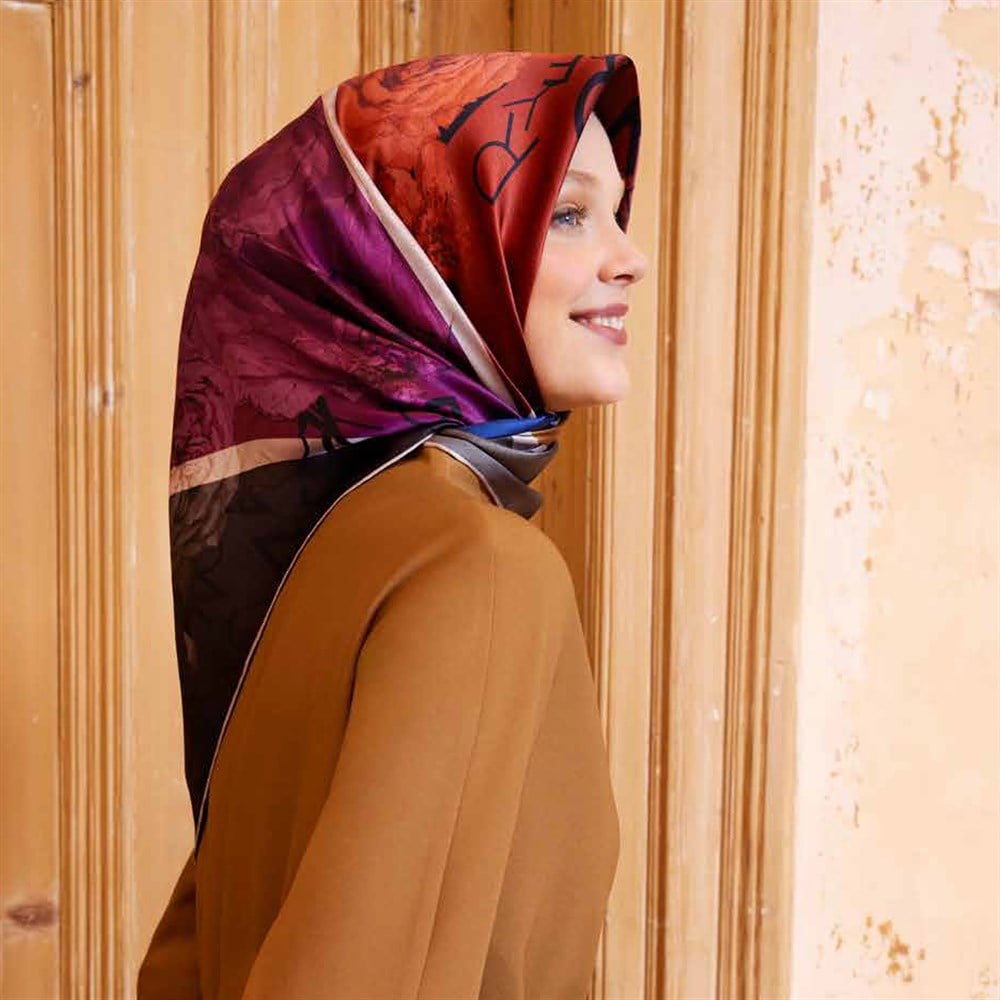 Armine İpek Eşarp 2021/2022 Sonbahar Kış - 8637D-04 - Sura