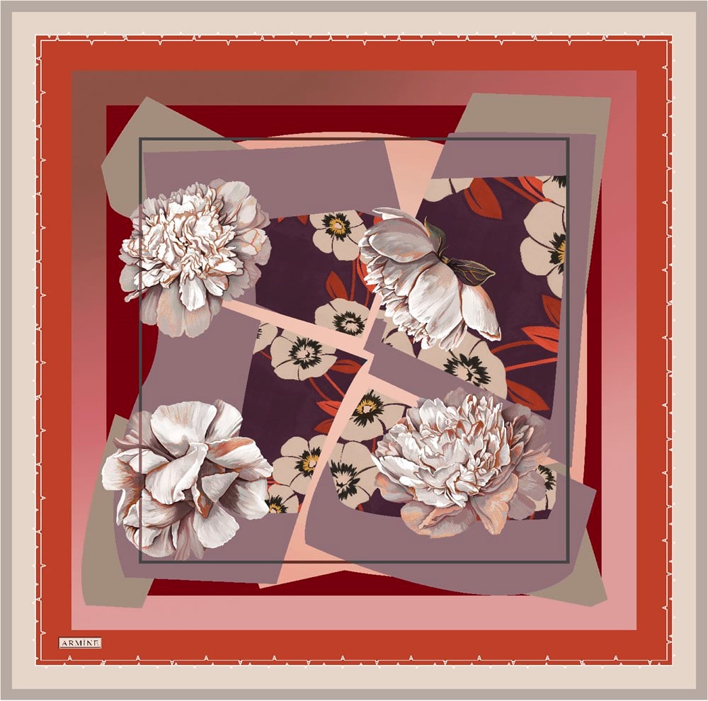 Armine İpek Eşarp 2021/2022 Sonbahar Kış - 8644D-29 - Sura