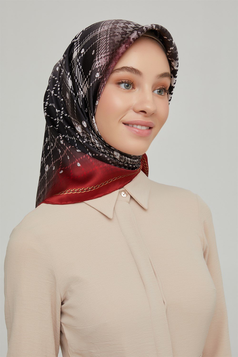 Armine İpek Eşarp 2021/2022 Sonbahar Kış - 8612D-85 - Sura