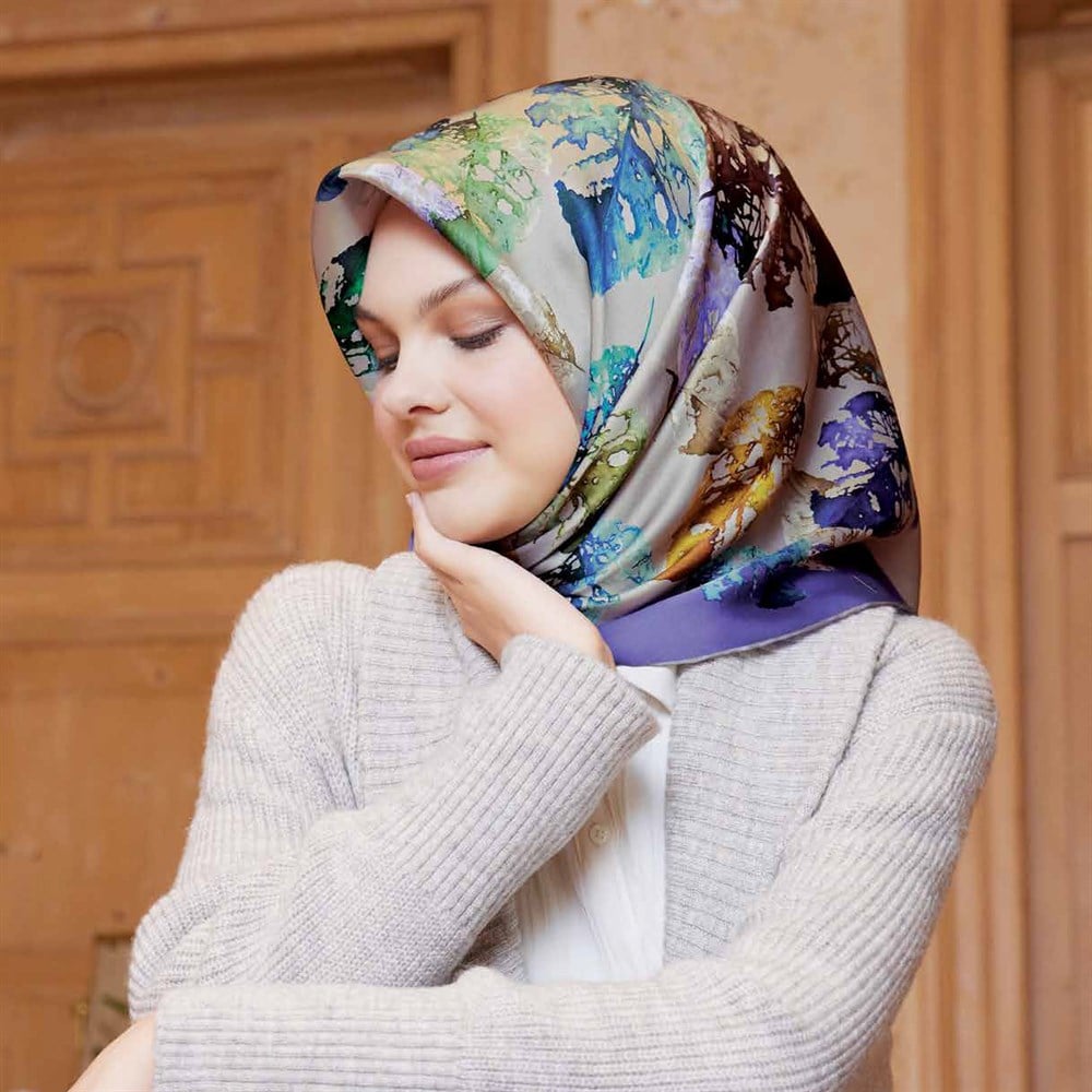 Armine İpek Eşarp 2021/2022 Sonbahar Kış - 8663D-02 - Sura