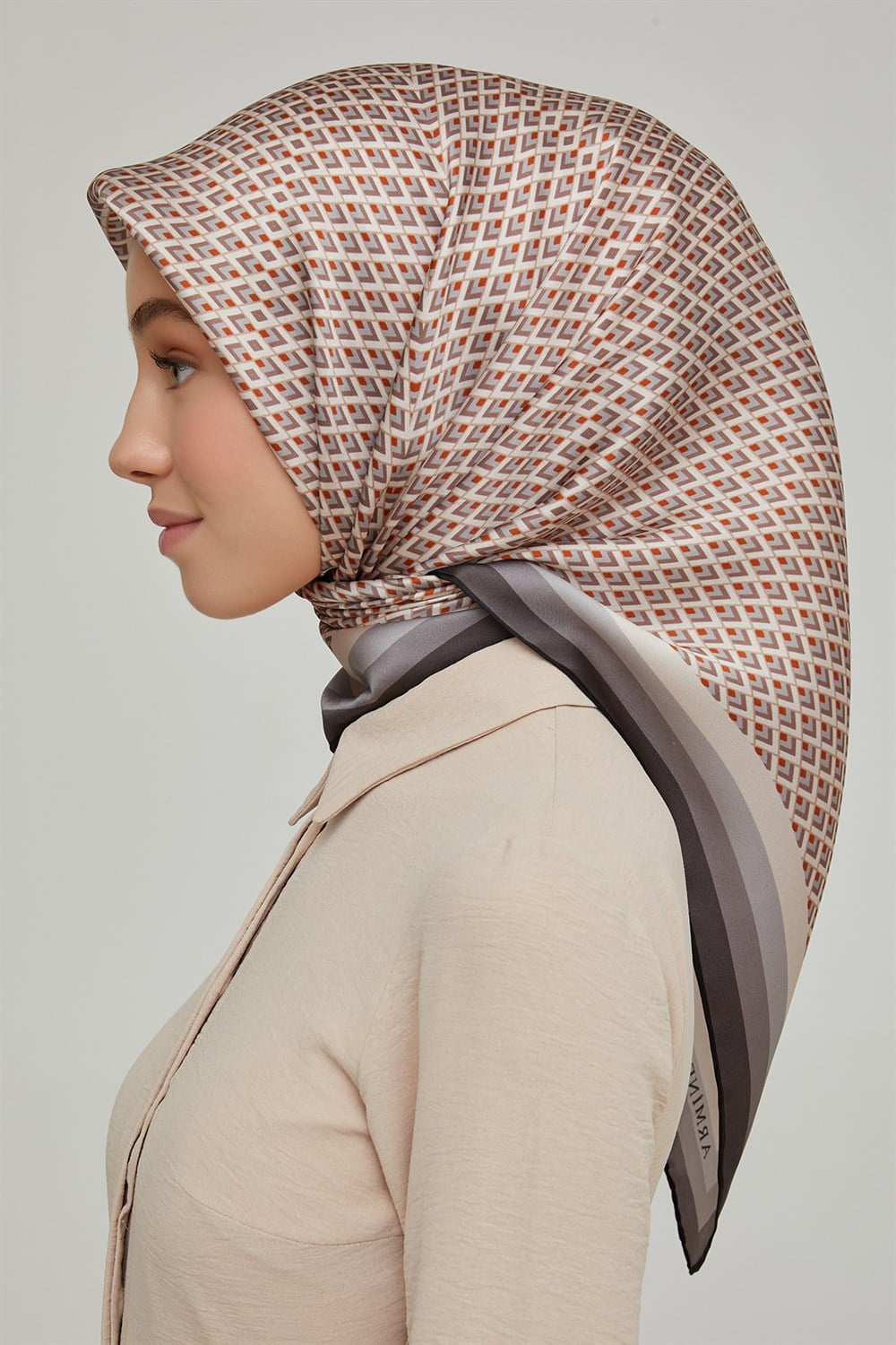 Armine İpek Eşarp 2021/2022 Sonbahar Kış - 8634D-35 - Sura