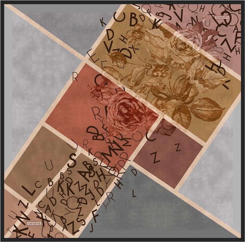 Armine İpek Eşarp 2021/2022 Sonbahar Kış - 8637D-35 - Sura