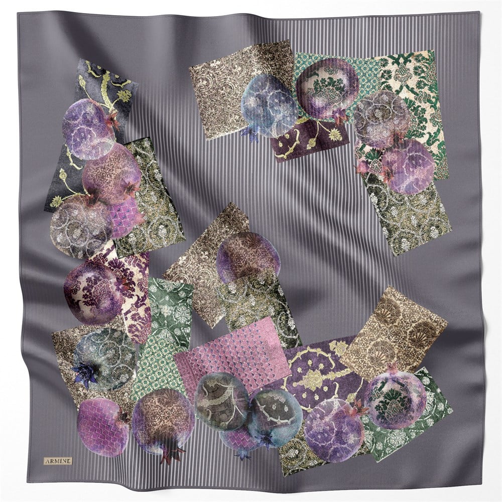 Armine İpek Eşarp 2021/2022 Sonbahar Kış - 8605D-34 - Sura