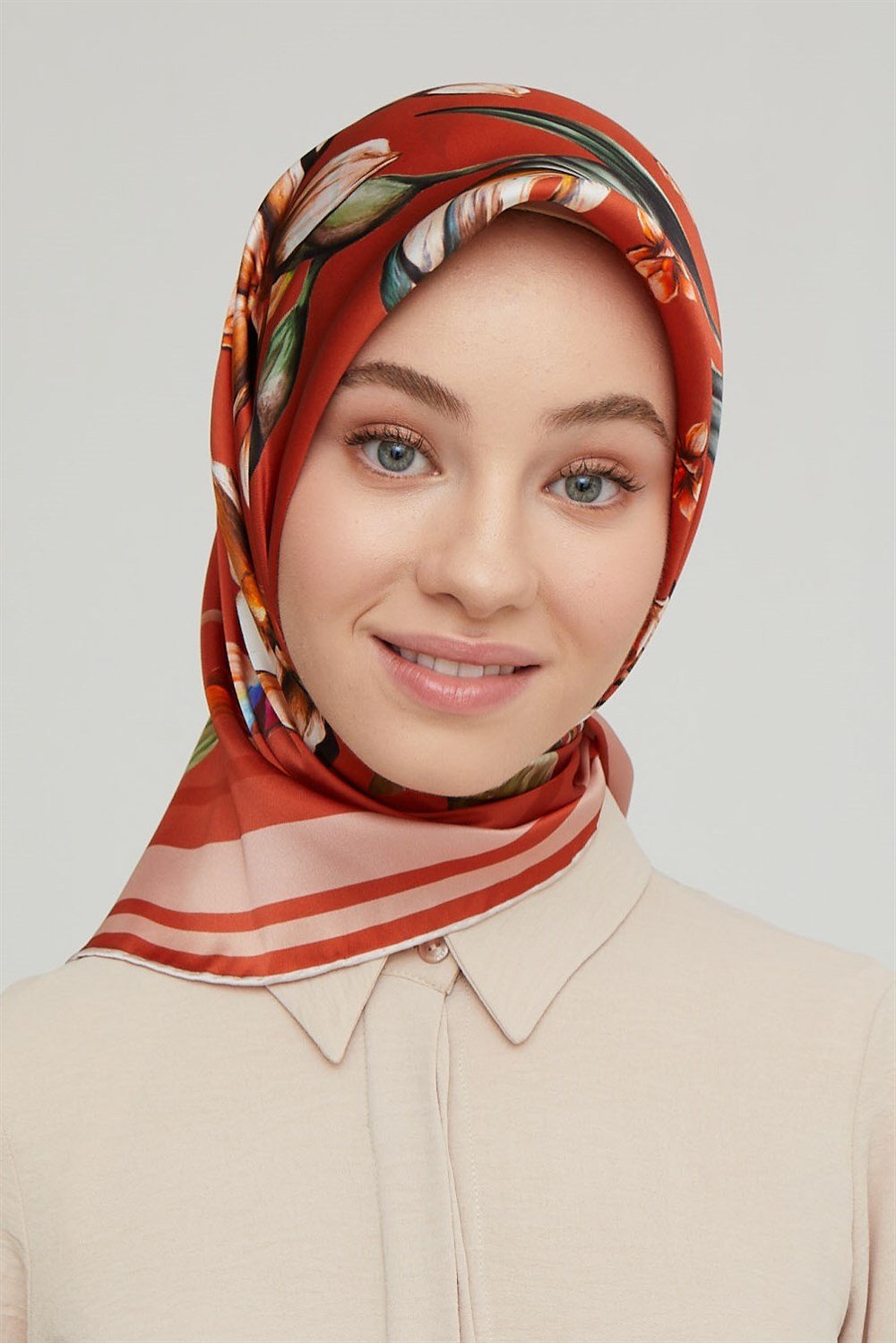 Armine İpek Eşarp 2021/2022 Sonbahar Kış - 8662D-07 - Sura