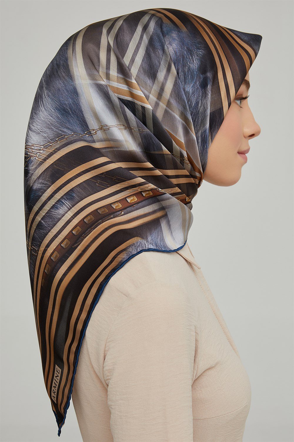 Armine İpek Eşarp 2021/2022 Sonbahar Kış - 8621D-31 - Sura