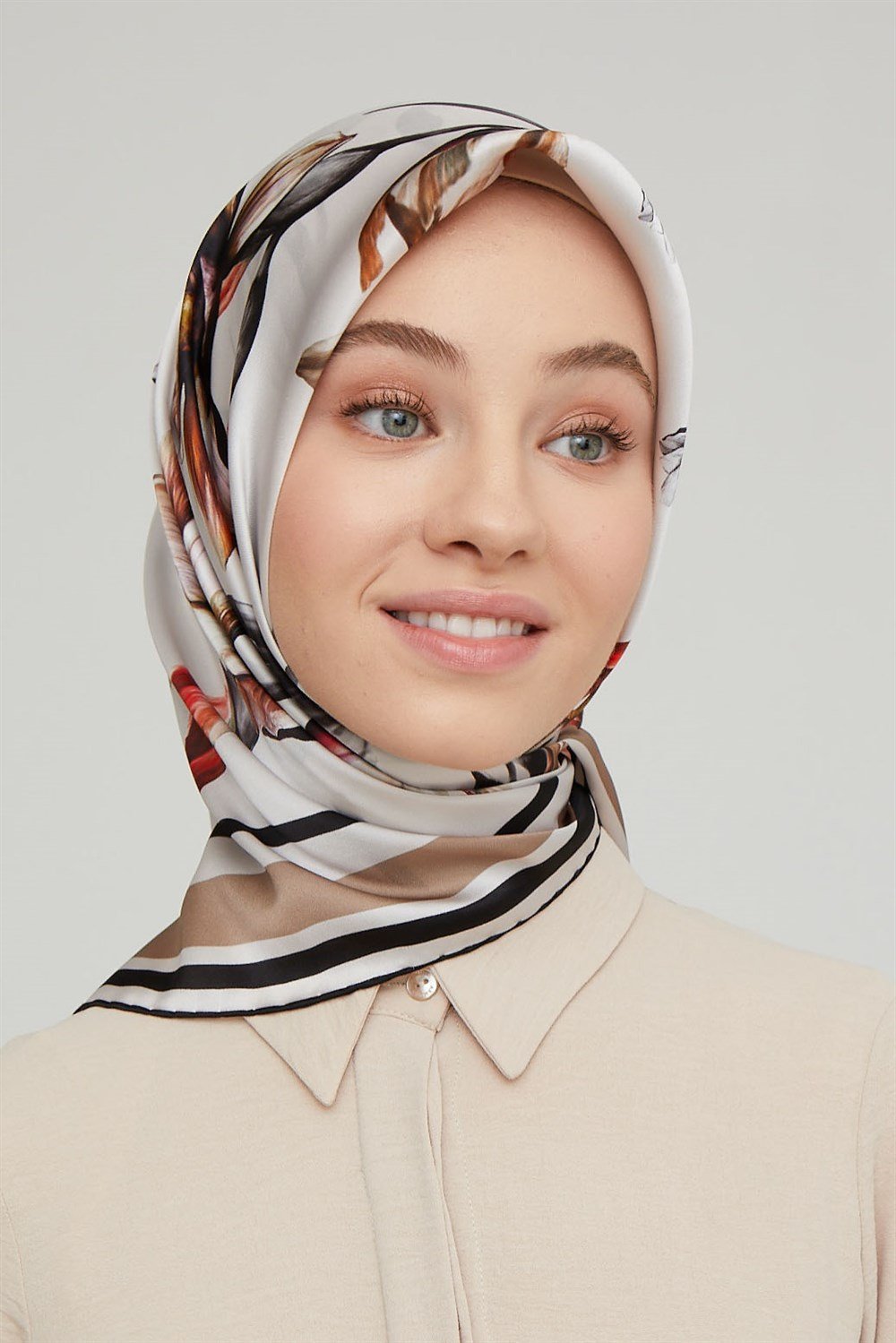 Armine İpek Eşarp 2021/2022 Sonbahar Kış - 8662D-11 - Sura