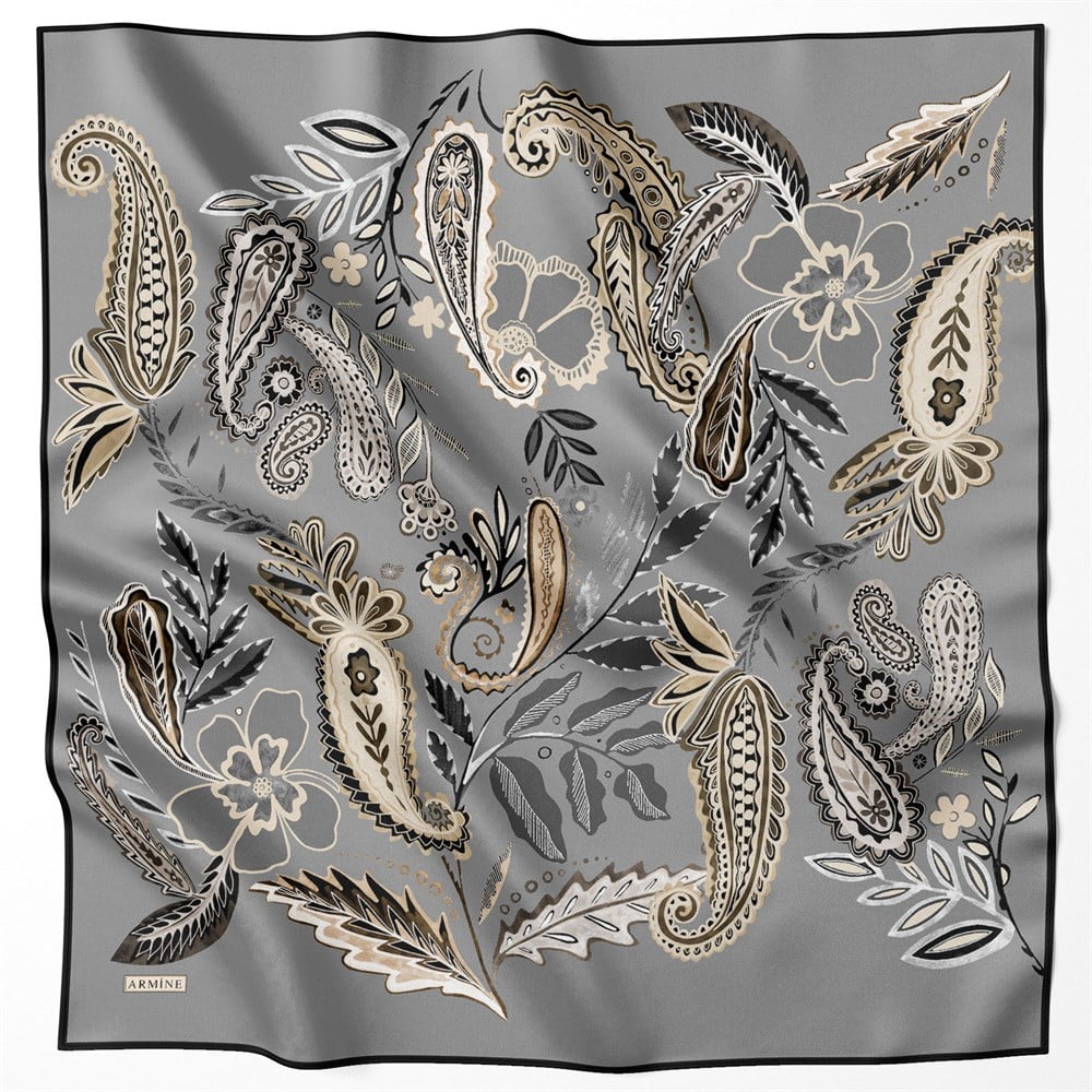 Armine İpek Eşarp 2021/2022 Sonbahar Kış - 8657D-35 - Sura