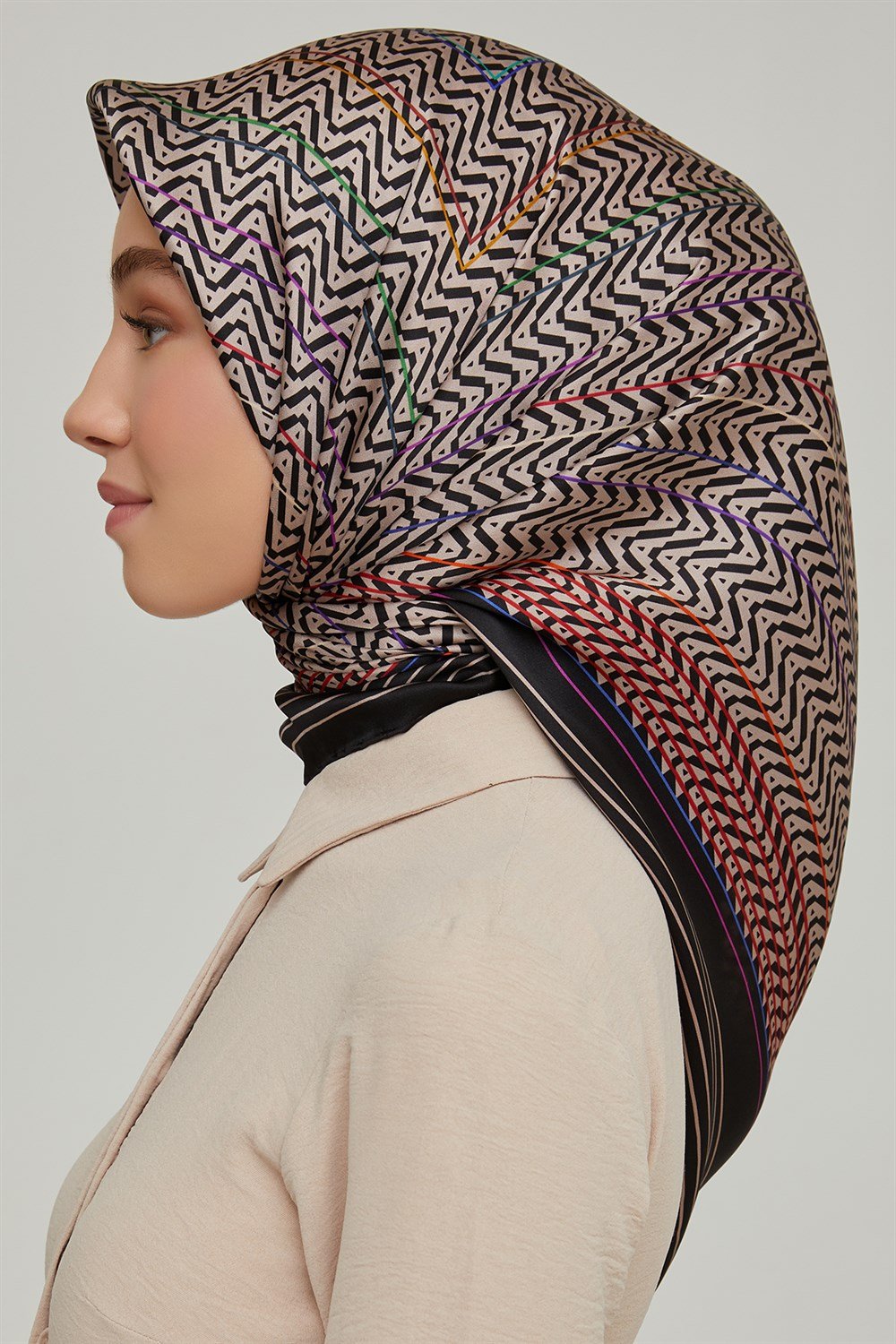 Armine İpek Eşarp 2021/2022 Sonbahar Kış - 8631D-09 - Sura