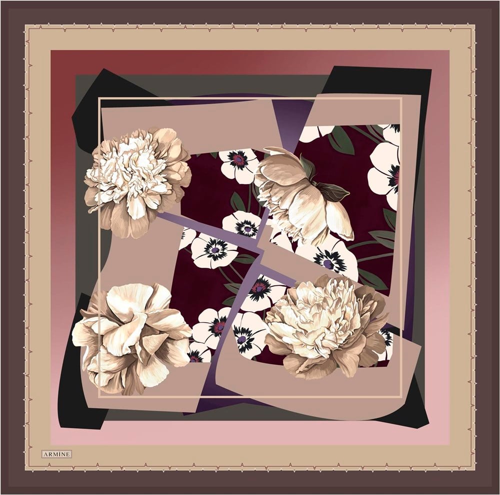 Armine İpek Eşarp 2021/2022 Sonbahar Kış - 8644D-19 - Sura