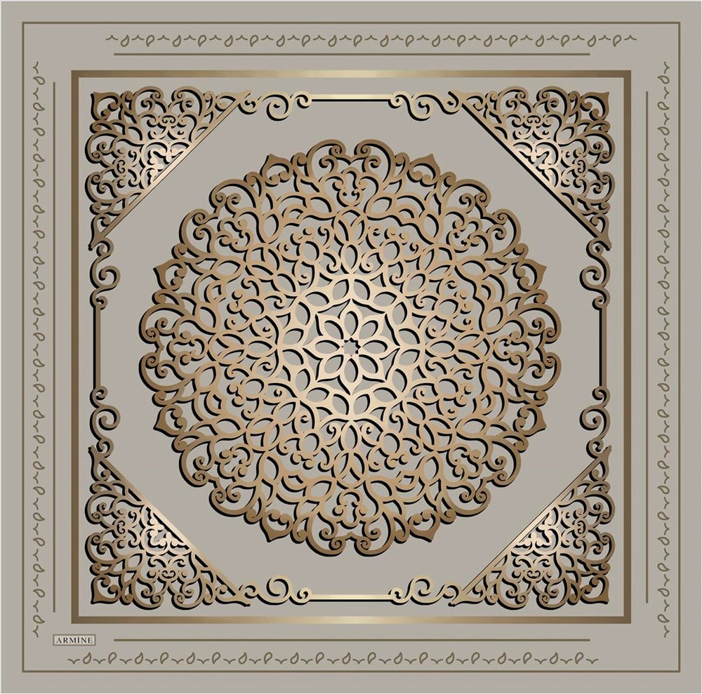 Armine İpek Eşarp 2021/2022 Sonbahar Kış - 8650D-07 - Sura