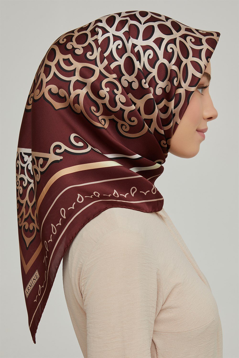 Armine İpek Eşarp 2021/2022 Sonbahar Kış - 8650D-35 - Sura