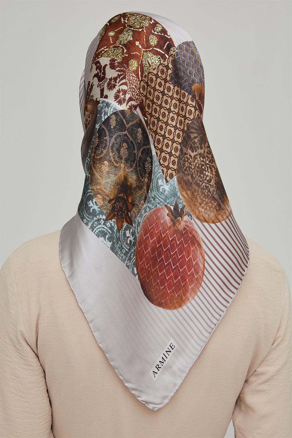 Armine İpek Eşarp 2021/2022 Sonbahar Kış - 8605D-32 - Sura