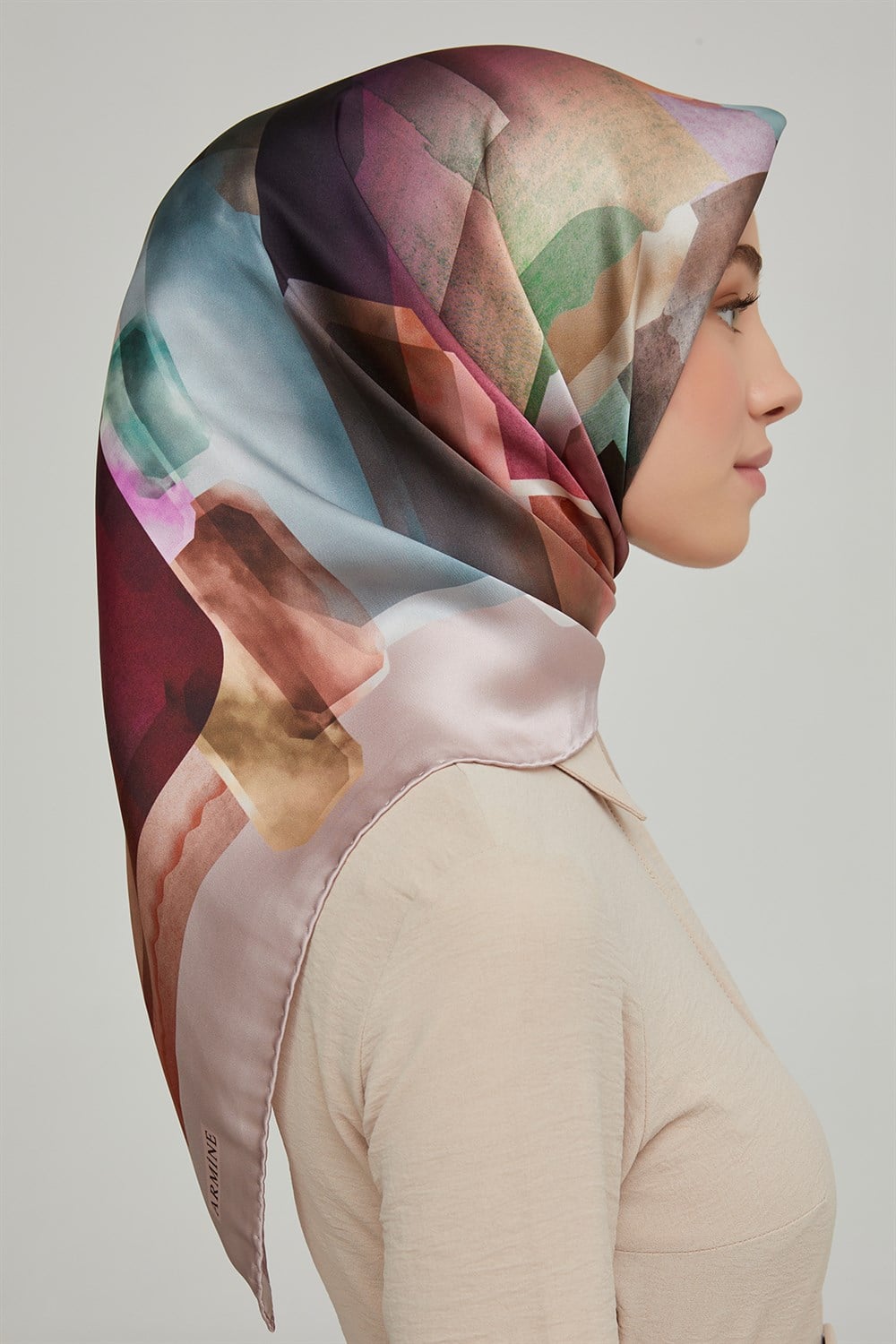 Armine İpek Eşarp 2021/2022 Sonbahar Kış - 8628D-08 - Sura